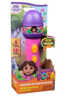 Nickelodeon Dora Rainforest Rhythms Kids Microphone